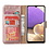 Ntech Hoesje Geschikt Voor Samsung Galaxy A73 hoesje bookcase Rose Goud - Hoesje Geschikt Voor Samsung Galaxy A73 wallet case portemonnee hoesje - A73 5G Hoes met Pasjeshouder cover