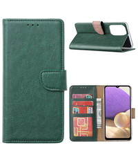 Ntech Samsung A73 hoesje bookcase Groen