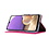 Ntech Hoesje Geschikt Voor Samsung Galaxy A73 hoesje bookcase Pink - Hoesje Geschikt Voor Samsung Galaxy A73 wallet case portemonnee hoesje - A73 5G Hoes met Pasjeshouder cover