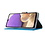 Ntech Hoesje Geschikt Voor Samsung Galaxy A73 hoesje bookcase Blauw - Hoesje Geschikt Voor Samsung Galaxy A73 wallet case portemonnee hoesje - A73 5G Hoes met Pasjeshouder cover