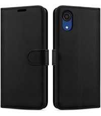 Ntech Samsung A03 Core hoesje bookcase Zwart