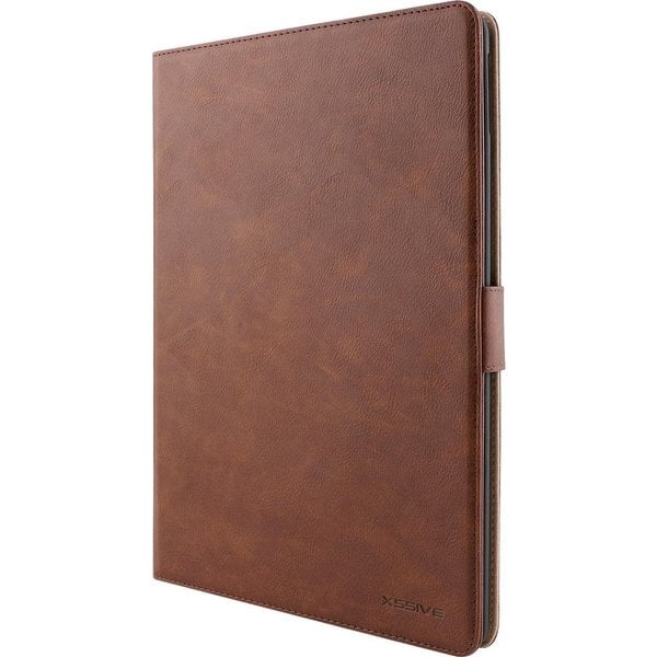 Ntech iPad Mini 6 Hoes Premium Luex Leren Bookcase Bruin - iPad Mini 6 cover bookcase - ipad mini 2021 hoes - hoes iPad Mini 6 2021