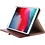 Ntech Hoes geschikt voor iPad Mini 6 Hoes Premium Luxe Leren Bookcase Wine Rood - Hoes geschikt voor iPad Mini 6 cover bookcase - Hoes geschikt voor iPad mini 2021 hoes - Hoes geschikt voor iPad Mini 6 2021