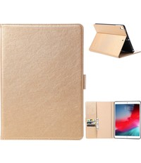 Ntech iPad Hoes 2017 Premium Luex Leren Bookcase Goud