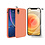 Ntech Hoesje Geschikt voor iPhone XR Soft Nano siliconen Gel Fluo Roze Hoesje Met 2X Glazen screenprotector