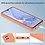 Ntech Hoesje Geschikt Voor Samsung Galaxy A42 5G Hoesje Soft Nano Silicone Backcover Gel Oranje Met 2x Glazen Screenprotector