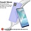 Ntech Hoesje Geschikt Voor Samsung Galaxy A42 5G Hoesje Soft Nano Silicone Backcover Gel Lila Paars Met 2x Glazen Screenprotector