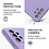 Ntech Hoesje Geschikt Voor Samsung Galaxy A32 4G Hoesje Soft Nano Silicone Backcover Gel Lavendel Paars Met 2x Glazen Screenprotector