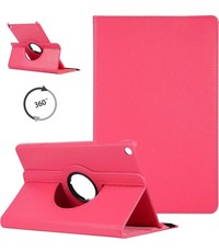 Merkloos Tablethoes voor Samsung Galaxy Tab S6 Lite - Book Case - Donker Roze