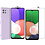 Ntech Hoesje Geschikt Voor Samsung Galaxy A22 4G Hoesje Soft Nano Silicone Backcover Gel Lila Paars Met 2x Glazen Screenprotector