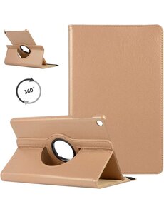 Merkloos Tablethoes voor Samsung Galaxy Tab S6 Lite - Book Case - Goud