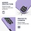 Ntech Hoesje Geschikt Voor Samsung Galaxy A22 4G Hoesje Soft Nano Silicone Backcover Gel Lavendel Paars Met 2x Glazen Screenprotector
