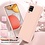 Ntech Hoesje Geschikt Voor Samsung Galaxy A22 4G Hoesje Soft Nano Silicone Backcover Gel Roze Met 2x Glazen Screenprotector