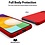 Ntech Hoesje Geschikt Voor Samsung Galaxy A52 Hoesje Soft Nano Silicone Backcover Gel Rood Met 2x Glazen Screenprotector