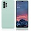 Ntech Hoesje Geschikt Voor Samsung Galaxy A52 Hoesje Soft Nano Silicone Backcover Gel Mint Met 2x Glazen Screenprotector