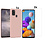 Ntech Hoesje Geschikt Voor Samsung Galaxy A21s Hoesje Soft Nano Silicone Backcover Gel Licht Roze Met 2x Glazen Screenprotector