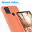 Ntech Hoesje Geschikt Voor Samsung Galaxy A21s Hoesje Soft Nano Silicone Backcover Gel Oranje Met 2x Glazen Screenprotector