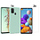 Ntech Hoesje Geschikt Voor Samsung Galaxy A21s Hoesje Soft Nano Silicone Backcover Gel Turqoise Met 2x Glazen Screenprotector