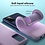 Ntech Hoesje Geschikt Voor Samsung Galaxy A02s Hoesje Soft Nano Silicone Backcover Gel Lavendel Paars Met 2x Glazen Screenprotector