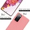 Ntech Hoesje Geschikt Voor Samsung Galaxy A02s Hoesje Soft Nano Silicone Backcover Gel Roze Met 2x Glazen Screenprotector