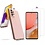 Ntech Hoesje Geschikt Voor Samsung Galaxy A72 Hoesje Soft Nano Silicone Backcover Gel Licht Roze Met 2x Glazen Screenprotector