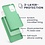 Ntech Hoesje Geschikt Voor Samsung Galaxy A72 Hoesje Soft Nano Silicone Backcover Gel Turqoise Met 2x Glazen Screenprotector