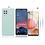 Ntech Hoesje Geschikt Voor Samsung Galaxy A42 5G Hoesje Soft Nano Silicone Backcover Mint Green Met 2x Glazen Screenprotector