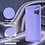 Ntech Hoesje Geschikt Voor Samsung Galaxy A42 5G Hoesje Soft Nano Silicone Backcover Gel Lavendel Paars Met 2x Glazen Screenprotector