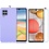 Ntech Hoesje Geschikt Voor Samsung Galaxy A42 5G Hoesje Soft Nano Silicone Backcover Gel Lavendel Paars Met 2x Glazen Screenprotector