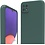 Ntech Hoesje Geschikt Voor Samsung Galaxy A22 5G Hoesje Soft Nano Silicone Backcover Gel Donkergroen Met 2x Glazen Screenprotector