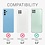 Ntech Hoesje Geschikt Voor Samsung Galaxy A22 5G Hoesje Soft Nano Silicone Backcover Gel Turqoise Met 2x Glazen Screenprotector