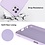 Ntech Hoesje Geschikt Voor Samsung Galaxy A22 5G Hoesje Soft Nano Silicone Backcover Gel Lavendel Paars Met 2x Glazen Screenprotector