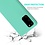 Ntech Hoesje Geschikt Voor Samsung Galaxy S20 Hoesje Soft Nano Silicone Backcover Gel Turqoise Met 2x Glazen Screenprotector