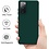 Ntech Hoesje Geschikt Voor Samsung Galaxy S20 Hoesje Soft Nano Silicone Backcover Gel Donkergroen Met 2x Glazen Screenprotector