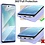 Ntech Hoesje Geschikt Voor Samsung Galaxy S20 Hoesje Soft Nano Silicone Backcover Gel Lila Paars Met 2x Glazen Screenprotector