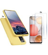 Ntech Samsung Galaxy S20 Hoesje Soft Nano Silicone Gel Geel