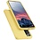 Ntech Hoesje Geschikt Voor Samsung Galaxy S20 Hoesje Soft Nano Silicone Backcover Gel Geel Met 2x Glazen Screenprotector