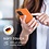Ntech Hoesje Geschikt Voor Samsung Galaxy S20 Hoesje Soft Nano Silicone Backcover Gel Oranje Met 2x Glazen Screenprotector