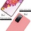 Ntech Hoesje Geschikt Voor Samsung Galaxy S20 Hoesje Soft Nano Silicone Backcover Gel Roze Met 2x Glazen Screenprotector