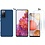 Ntech Hoesje Geschikt Voor Samsung Galaxy S20 Hoesje Soft Nano Silicone Backcover Gel Donkerblauw Met 2x Glazen Screenprotector