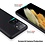 Ntech Hoesje Geschikt Voor Samsung Galaxy S21 Ultra Hoesje Soft Nano Silicone Backcover Gel Zwart Met 2x Glazen Screenprotector
