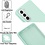 Ntech Hoesje Geschikt Voor Samsung Galaxy S21 Plus Hoesje Soft Nano Silicone Backcover Gel Mint Groen Met 2x Glazen Screenprotector