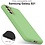 Ntech Hoesje Geschikt Voor Samsung Galaxy S21 Hoesje Soft Nano Silicone Backcover Gel Thea Green Met 2x Glazen Screenprotector