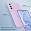 Ntech Hoesje Geschikt Voor Samsung Galaxy S21 FE Hoesje Soft Nano Silicone Backcover Gel Lavendel Paars Met 2x Glazen Screenprotector