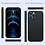 Ntech Hoesje Geschikt voor iPhone 11 Pro Max Hoesje Soft Nano Silicone Backcover Gel Zwart Met 2x Glazen screenprotector