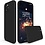 Ntech Hoesje Geschikt voor iPhone 11 Pro Max Hoesje Soft Nano Silicone Backcover Gel Zwart Met 2x Glazen screenprotector