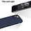 Ntech Hoesje Geschikt voor iPhone 11 Pro Max Hoesje Soft Nano Silicone Backcover Gel Navy Blauw Met 2x Glazen screenprotector