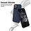 Ntech Hoesje Geschikt voor iPhone 11 Pro Max Hoesje Soft Nano Silicone Backcover Gel Navy Blauw Met 2x Glazen screenprotector