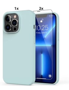 Ntech iPhone 11 Pro Max Hoesje Soft Nano Silicone Gel Mint Groen
