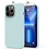Ntech Hoesje Geschikt voor iPhone 11 Pro Max Hoesje Soft Nano Silicone Backcover Gel Mint Groen Met 2x Glazen screenprotector